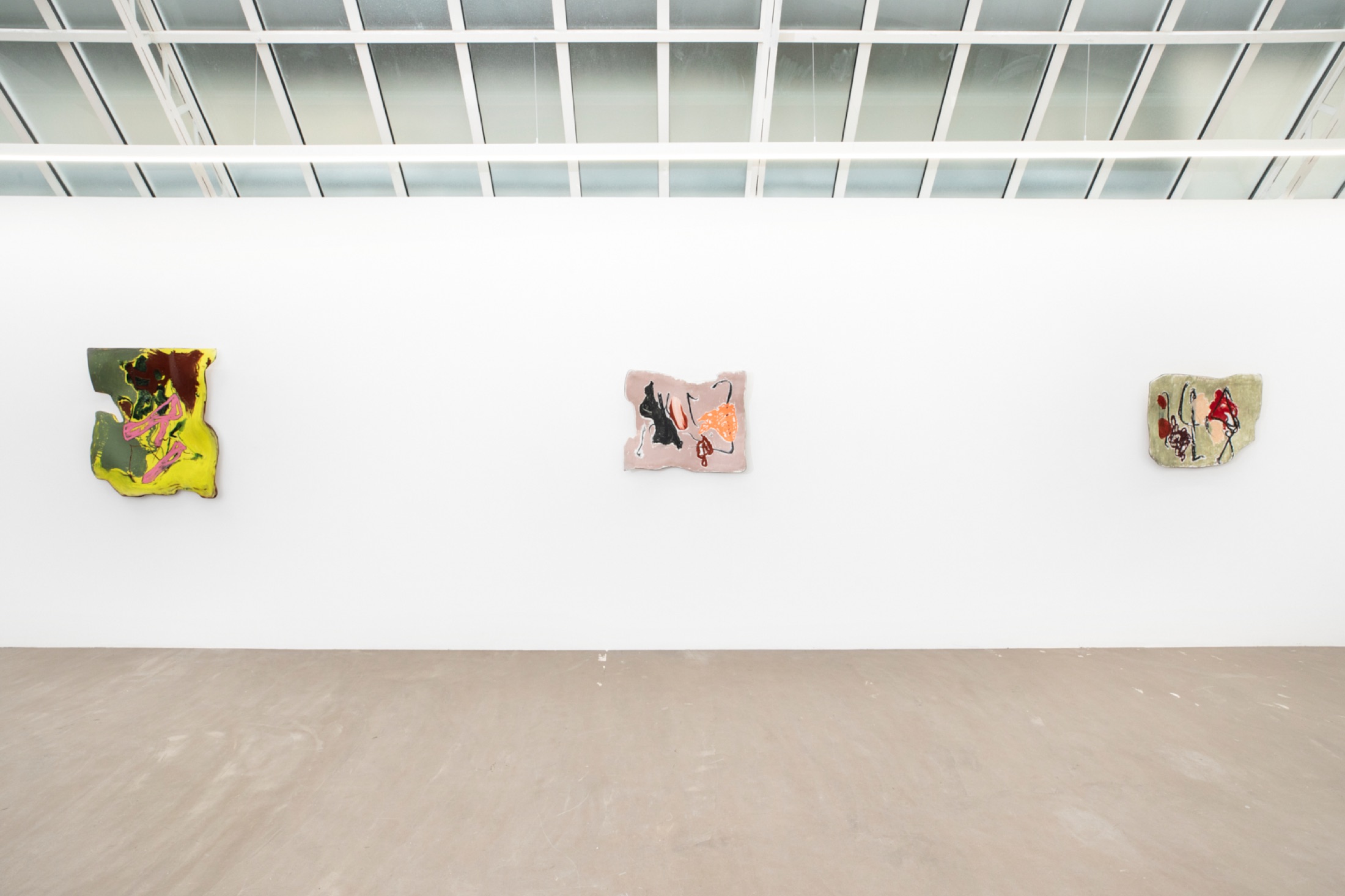 Installation view of Current, Bremond Capela, Paris, France, 2025